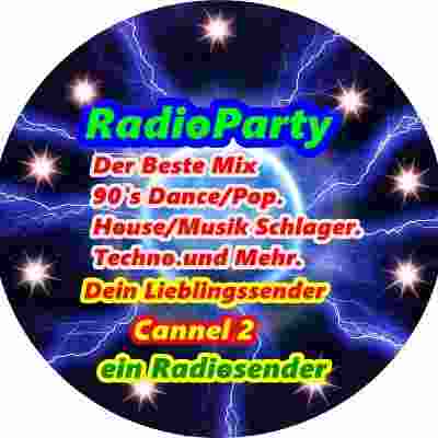 Laut.fm/RadioParty Logo