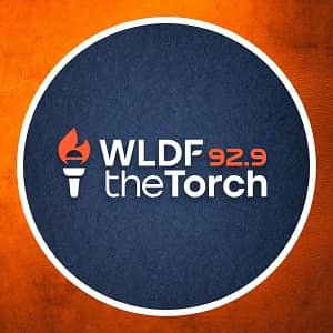 92.9 WLDF The Torch Logo