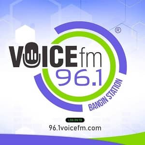 96.1 Voice FM Logo