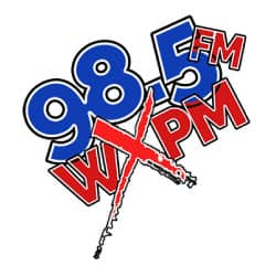 98.5 WXPM Retro Radio Logo