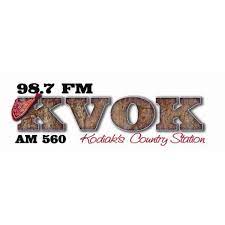 98.7 FM KVOK Logo