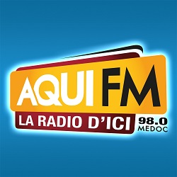AquiFM 98.0 La Radio D’ICI Logo