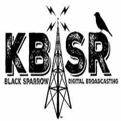 Black Sparrow Radio KBSR Logo