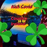 Kick Covid Country Radio (KCC Ireland) Logo