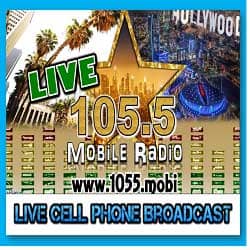 LIVE 105.5 Mobile Radio Station Logo