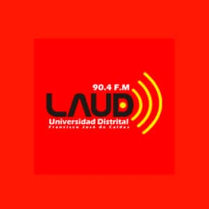 Laud 90.4 FM Estereo Logo