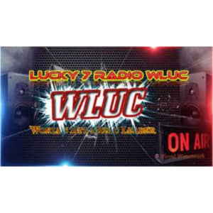 Lucky 7 Radio WLUC Logo