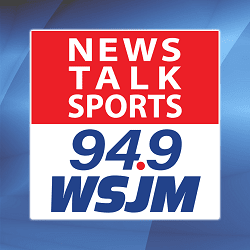 News Talk Sports 94.9 WSJM Logo
