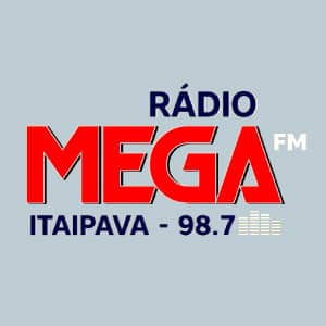 Radio Mega 98.7 FM – Itaipava Logo