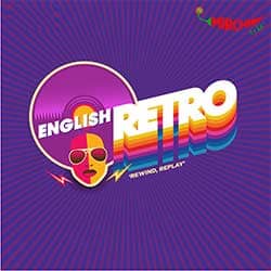 Radio Mirchi English Retro Logo