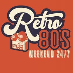 Retro 80’s Weekend 24/7 Logo