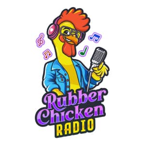 Rubber Chicken Radio (RCR) Logo