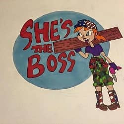 Shes The Boss Radio Logo