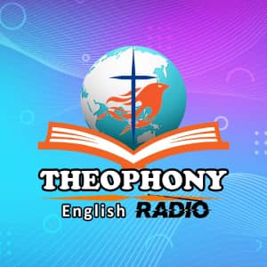 Theophony English Christian Radio Logo