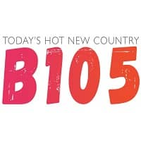 Today’s Hot New Country B105 Logo