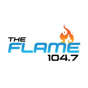 WFLM – 104.7 The Flame Logo