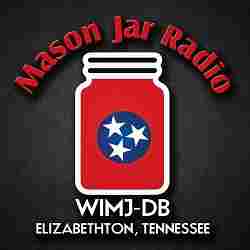 WIMJ-DB Mason Jar Radio Logo