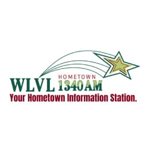 WLVL Radio Hometown 1340 AM Logo