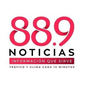 XHM-FM – 88.9 Noticias Logo
