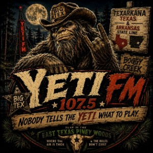 Yeti FM 107.5 KTYT Logo